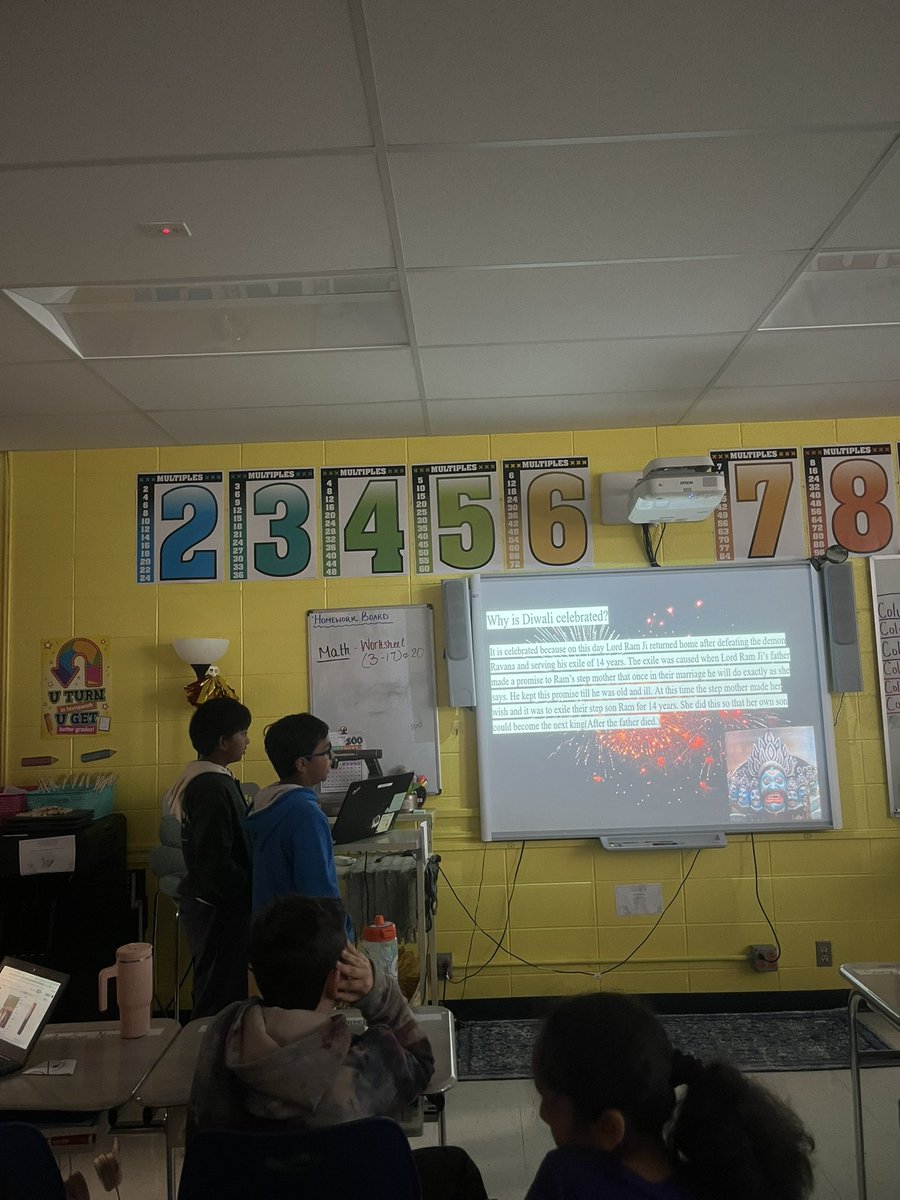 _missryder's tweet photo. Today a few of our students shared presentations about Diwali and how their families celebrate the holiday.
Happy Diwali to all who celebrate! 
@CMSmtolive @NicoleMusarra https://t.co/S2HjtCNuPZ