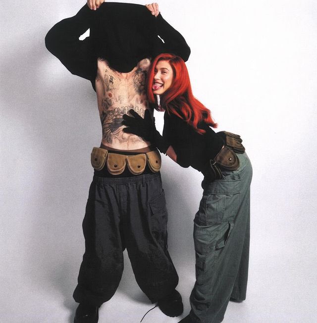 Hailey as Kim Possible, Justin as Ron and baby Jack as Rufus for Halloween is EVERYTHING 🥹🤍