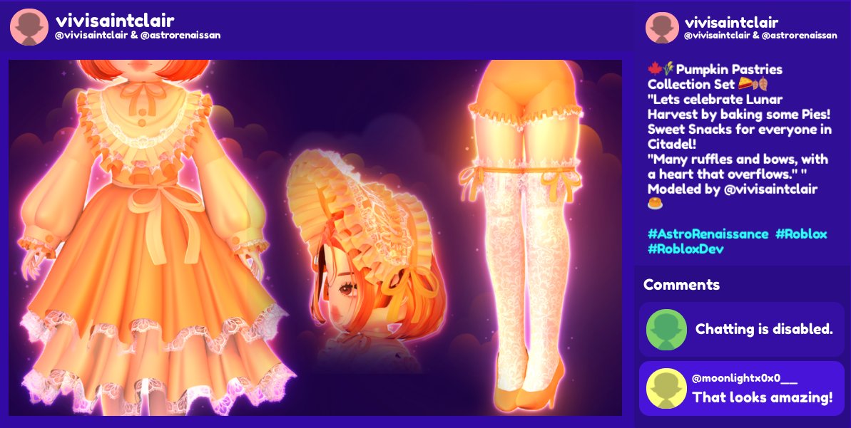 My new Pumpkin Pastries Collection set is finally out in <a href="/AstroRenaissan/">Astro Renaissance 🌙</a> <3