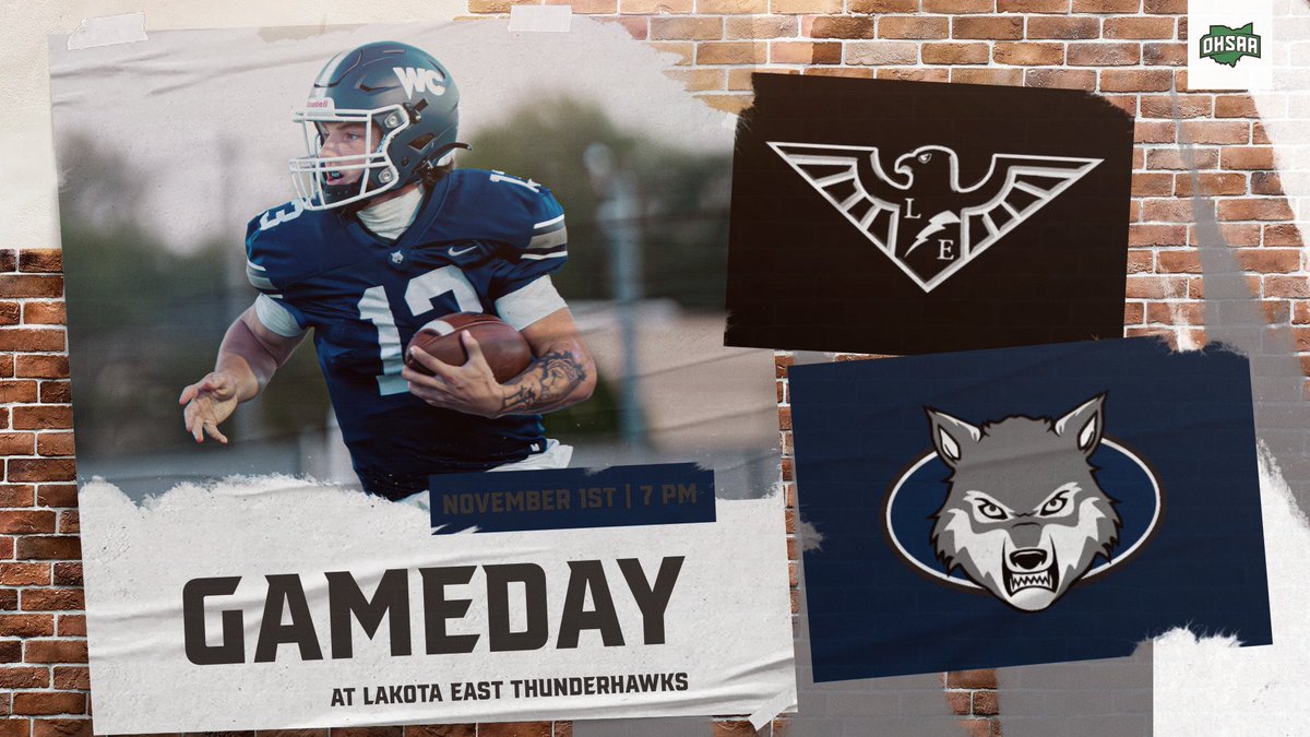 Postseason football starts tonight! The Wolves will travel to Lakota East tonight in hopes of keeping their season alive! Kickoff is at 7 pm