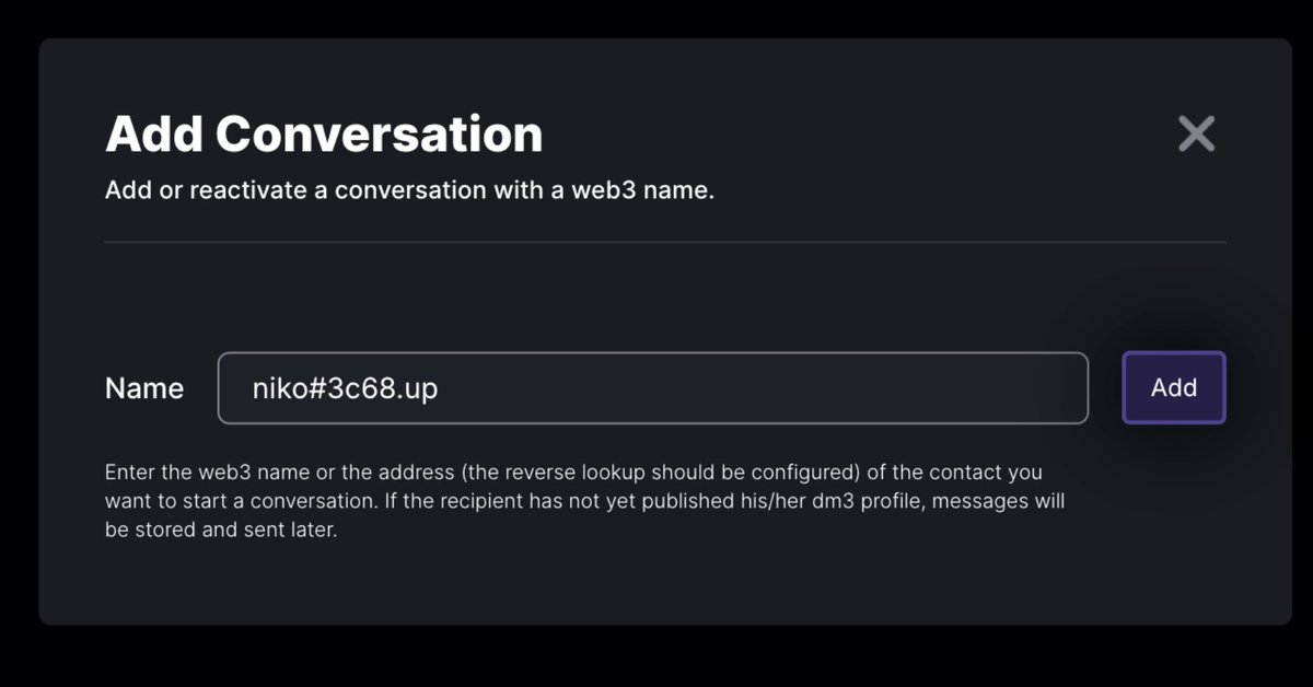Do you know we share updates regularly at github.com/dm3-org/dm3/re…? 

You may be wonder why the last month no release has been share. 

The answer? We are working towards <a href="/ERC725Account/">Universal Profiles</a> integration, over at <a href="/lukso_io/">LUKSO</a>. 

Here a sneak peak:
