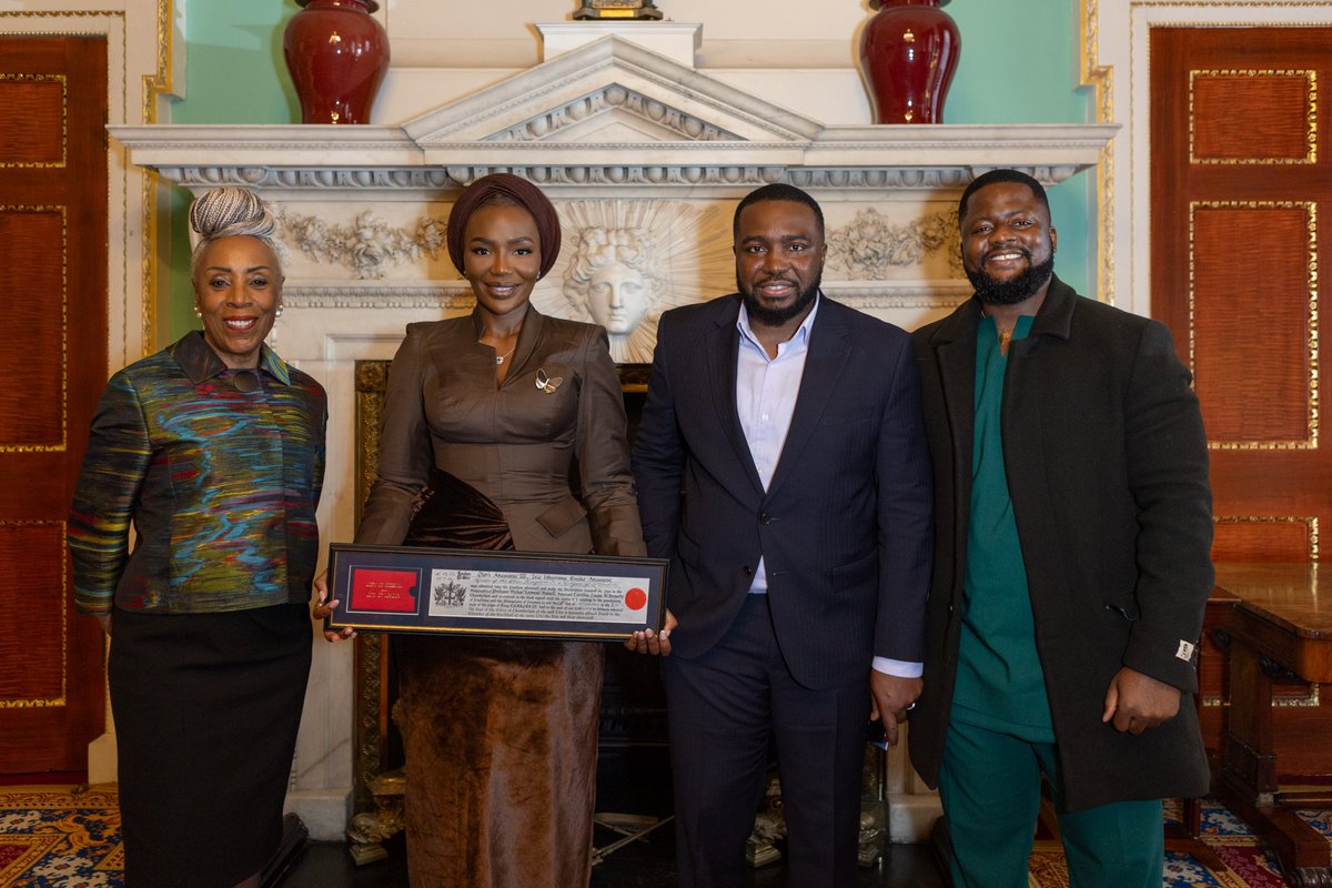 Congratulations once again to Olori Atuwatse III. 

Olori Atuwatse III is an embodiment of grace, resilience, and vision, stands as one of Africa’s most impactful modern queens. Honoured with the Freeman Award by the Mayor of London City. 

Photo credit <a href="/palassociates/">Pal Associates</a>