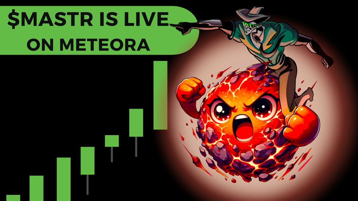 MastrXYZ's tweet photo. 🚀 $MASTR is LIVE! 🚀
Contract Address: 96sQs3ooHRAsVuonoyoErynmqRVcdo9sAdUd32RWhvVq
Lifetime Rewards for the Top 50 Holders! 🌟
Join $MASTR on its journey to infinity on Meteora – don’t miss out!
#Solana #infity #DePIN #memecoin #security #BRETT #PepeArmy https://t.co/wkLo2gPRW0