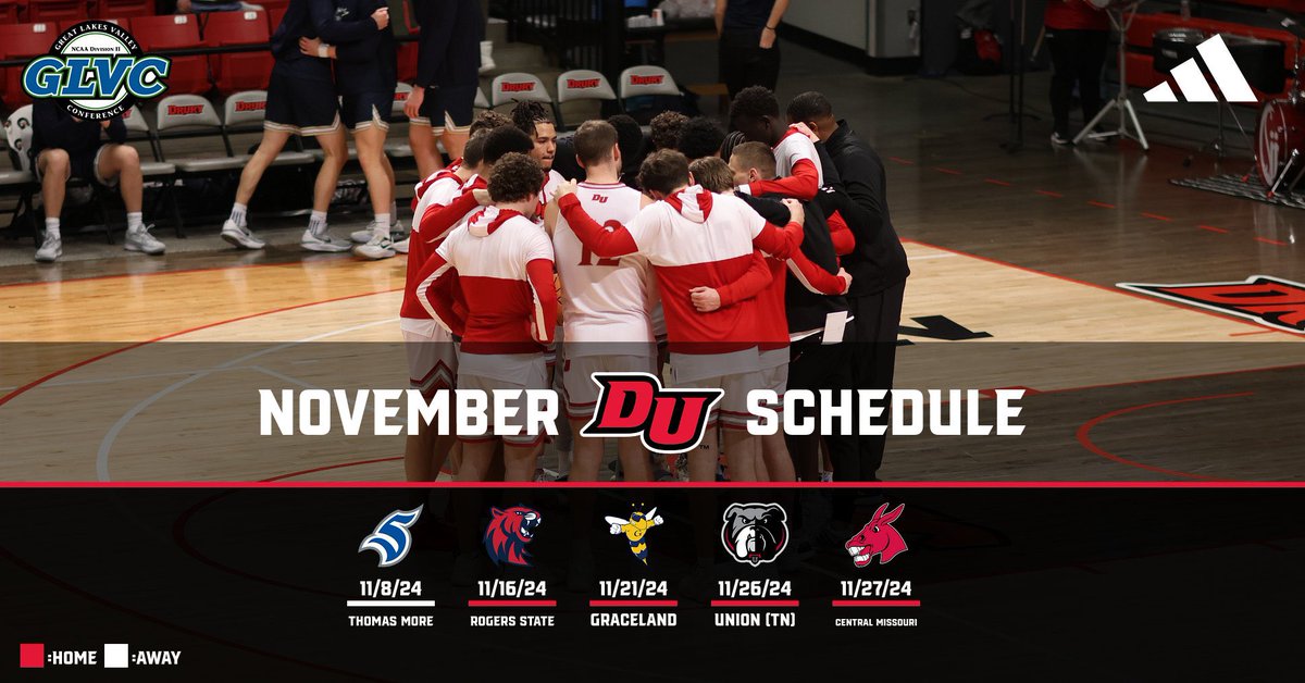 DruryMBB's tweet photo. 🚨November Schedule🚨

☝🏽 Week Out https://t.co/xRmwdvg08K