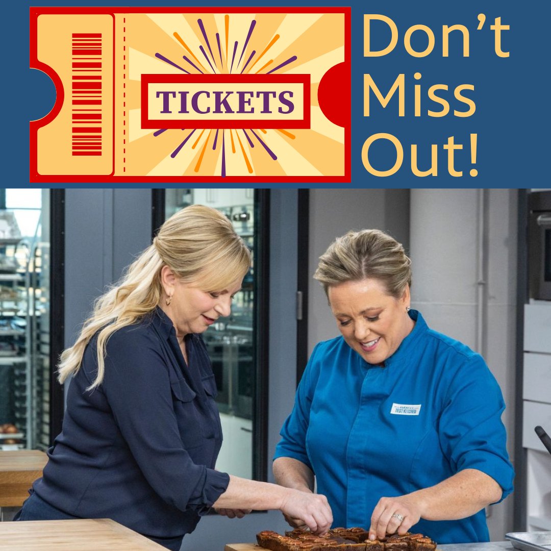 ThinkTV's tweet photo. We are just two weeks from the America's Test Kitchen events in Cincinnati and Dayton! Tickets to our evening events start at just $25: https://t.co/sAAbPaYn51.
#atk #americastestkitchen #pbs https://t.co/3srut1pyMv