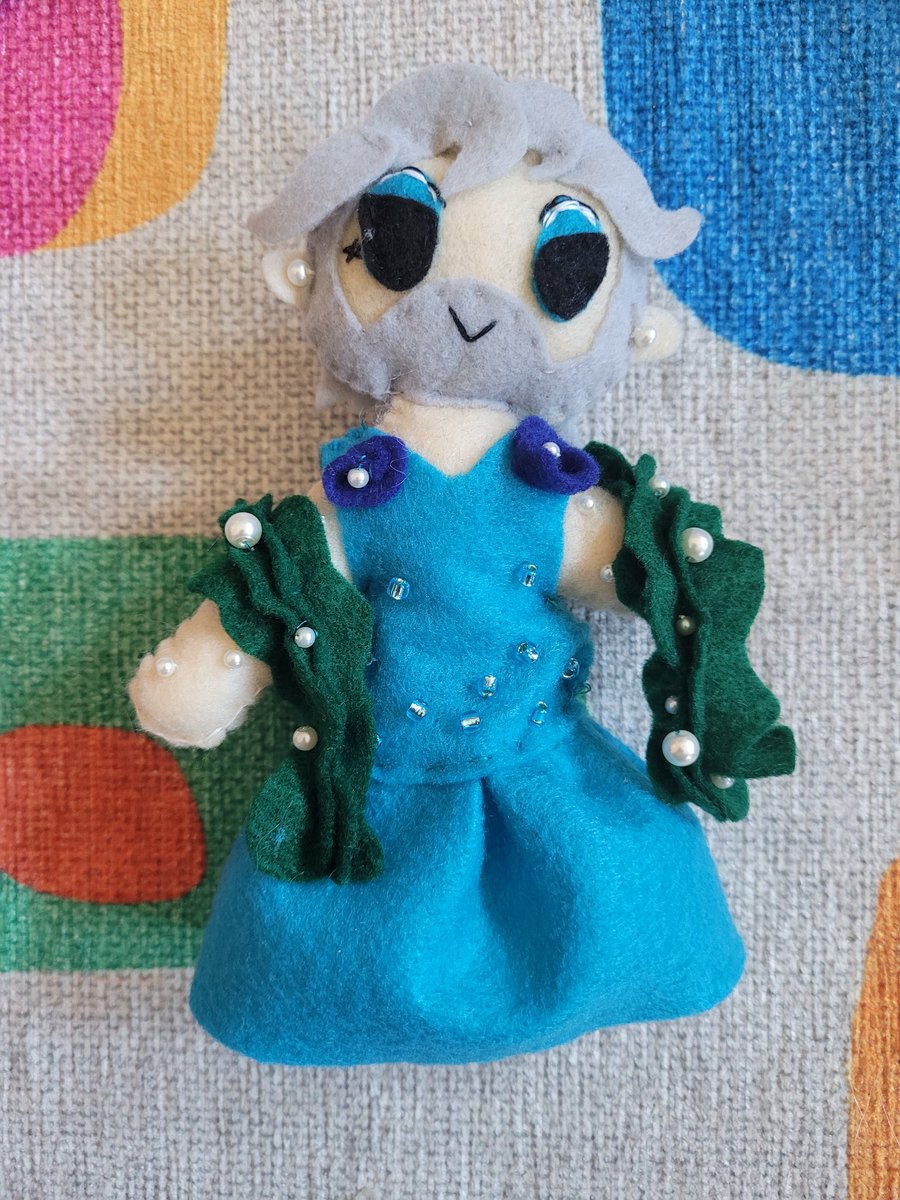 Calypso plushie! Made this to give Kristian at galaxycon ❤️