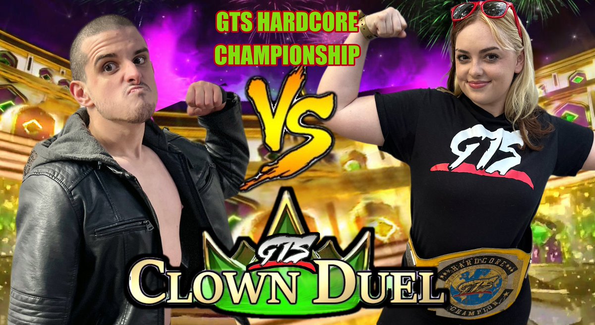 GrimsToyShow's tweet photo. GTS CLOWN DUEL tonight on GTS Wrestling is gonna be wild!!
Grim wants RAD DAD as our New Champion! Duhop Demands Jungle Jim Wilder retain the title!
UNCLE ROWDY is planning to CASH IN!
FOUR TITLE MATCHES TOTAL! https://t.co/obLO9ffJ4i