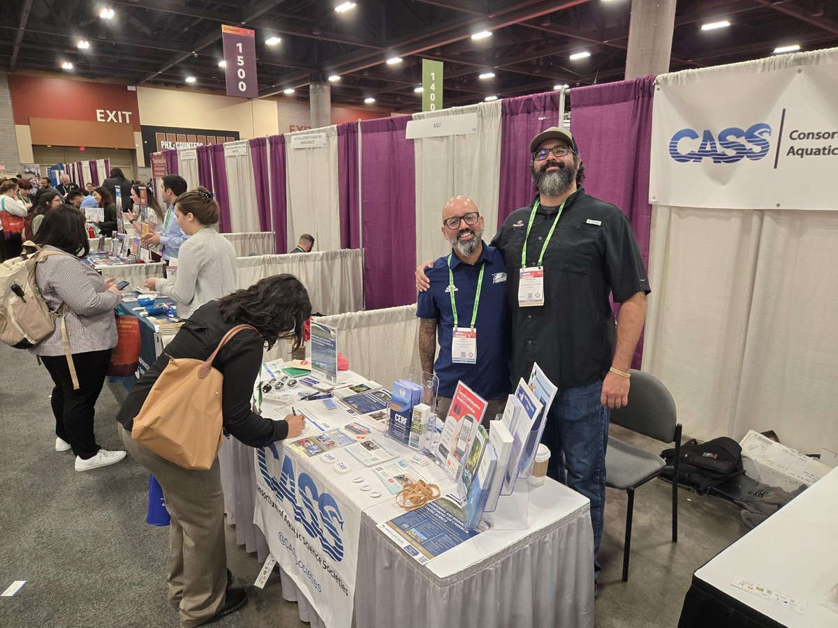 CASSocieties's tweet photo. πAny #SACNISTAS interested in aquatic sciences at @sacnas #2024NDiSTEM? π
Please stop by Booth 1632 and learn about many student opportunties with 10 different professional societis that make up @CASSocieties! Grab some swag, meet some aquatic science professionals! https://t.co/vO2ny44EMb