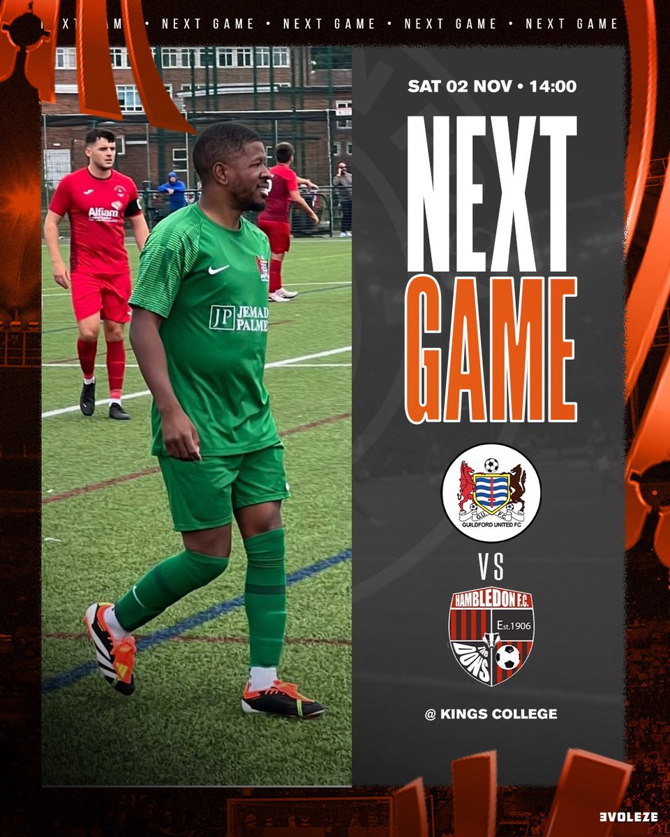 Tomorrow we welcome <a href="/HambledonFC/">Hambledon FC</a> to <a href="/kingssportshub/">Kings College Community Sports Hub</a>