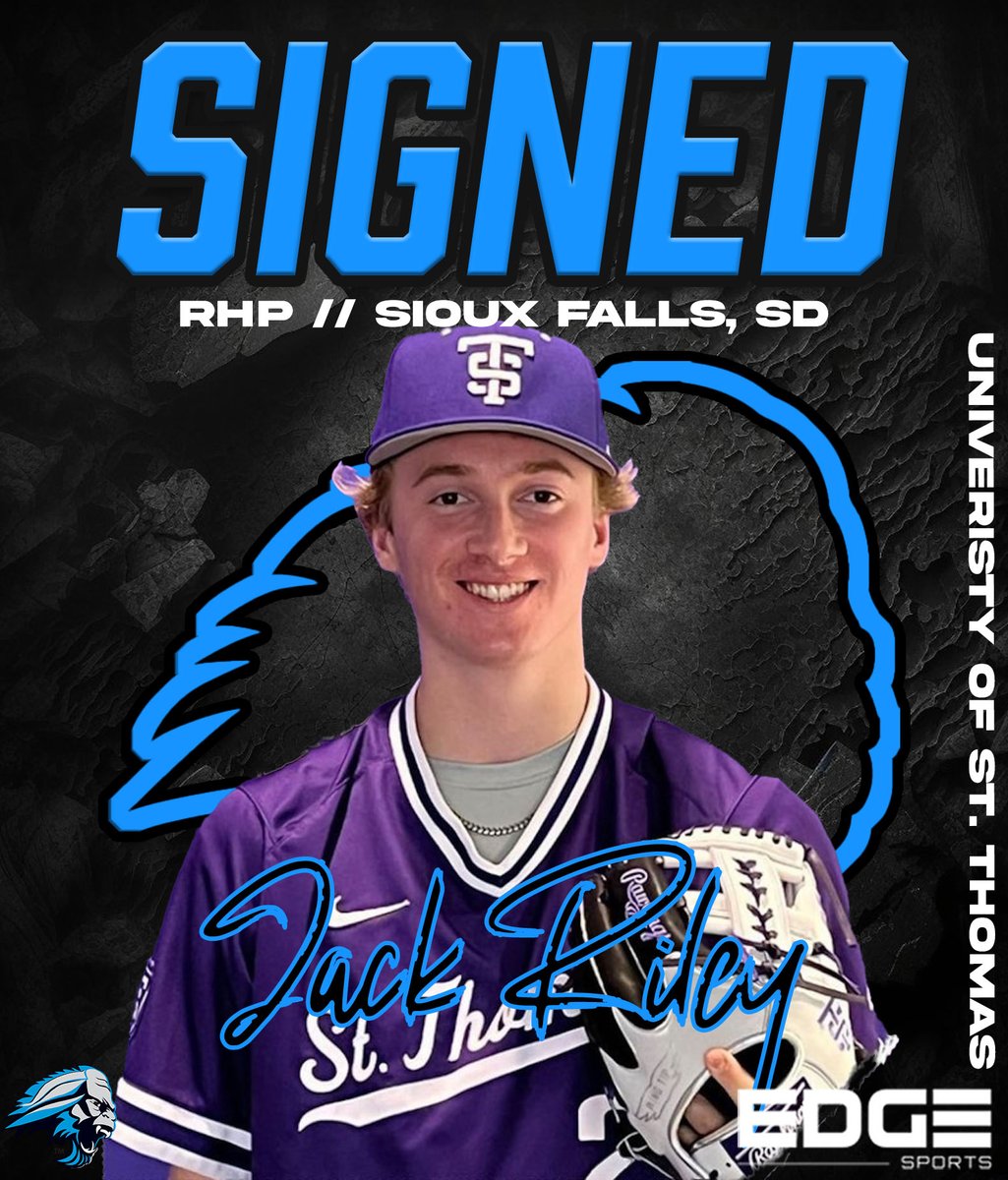 Spearfish Sasquatch โพ๏ธ (@sprfshsasquatch) on Twitter photo SQUATCH SIGNING presented by EDGE Sports. Please welcome <a href="/jackriley2024/">Jack Riley</a>! Jack is from Sioux Falls, SD, and is a FR at <a href="/UofStThomasMN/">University of St. Thomas</a>.
Merch -> spearfishsasquatch.myshopify.com/collections/all
<a href="/TommieAthletics/">St. Thomas Athletics</a>
<a href="/TommieBase/">St. Thomas Baseball</a>
<a href="/HBA57032/">Harrisburg Baseball</a>
<a href="/ILBTweets/">Independence League</a> SQUATCH SIGNING presented by EDGE Sports. Please welcome <a href="/jackriley2024/">Jack Riley</a>! Jack is from Sioux Falls, SD, and is a FR at <a href="/UofStThomasMN/">University of St. Thomas</a>.
Merch -> spearfishsasquatch.myshopify.com/collections/all
<a href="/TommieAthletics/">St. Thomas Athletics</a>
<a href="/TommieBase/">St. Thomas Baseball</a>
<a href="/HBA57032/">Harrisburg Baseball</a>
<a href="/ILBTweets/">Independence League</a>