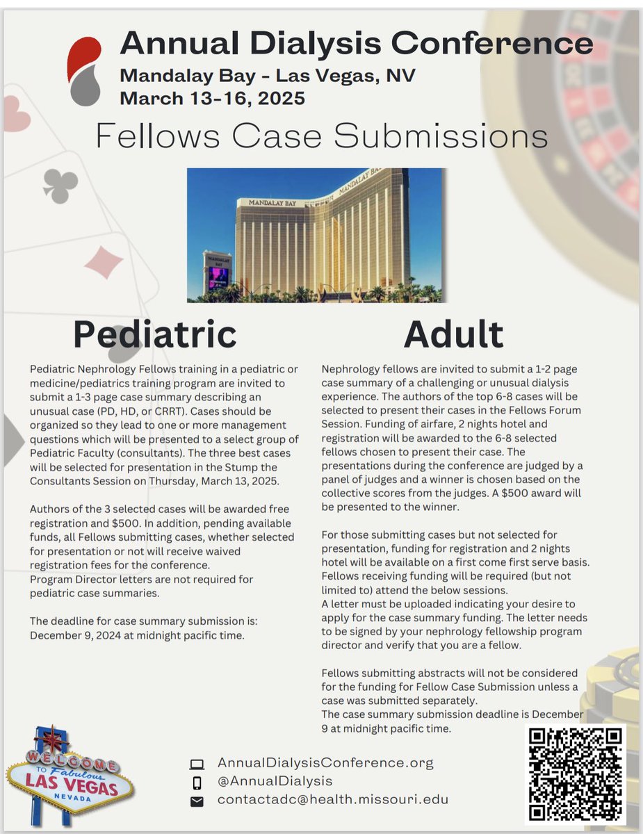 Maria Camila Bermudez MD (@macamilabt) on Twitter photo 🎙️ call to fellows to submit an interesting dialysis case to <a href="/AnnualDialysis/">Annual Dialysis Conference</a> Grants available for selected cases. Do not miss on this educational experience, high yield dialysis topics by experts and outstanding educators. Deadline: Dec 9th #homedialysis #Nephrology 🎙️ call to fellows to submit an interesting dialysis case to <a href="/AnnualDialysis/">Annual Dialysis Conference</a> Grants available for selected cases. Do not miss on this educational experience, high yield dialysis topics by experts and outstanding educators. Deadline: Dec 9th #homedialysis #Nephrology