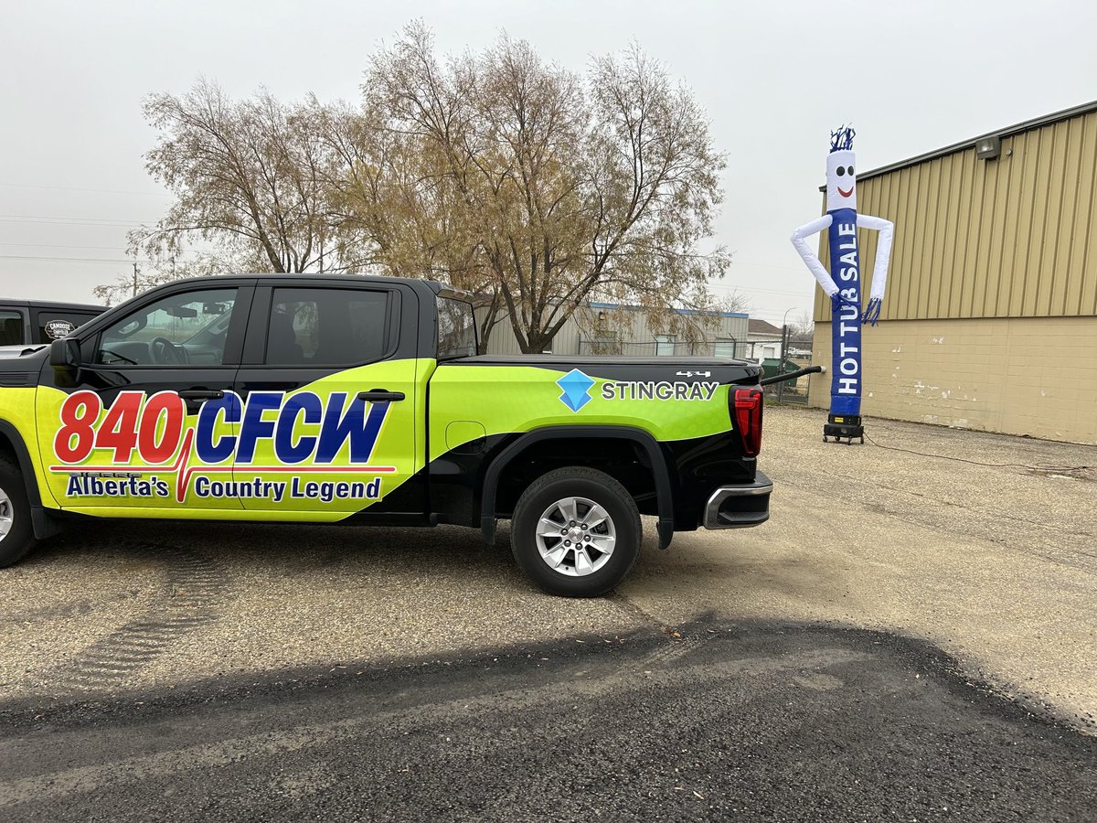 RadioJakeTaylor's tweet photo. Join ⁦@840CFCW⁩ &amp; myself at location at the Alberta Hot Tub &amp; Swim Spa Blowout Expo at the CRE in Camrose 10am-7pm today - Sun. Up to 40% off &amp; 0% financing available https://t.co/ukMAQ1AP3u