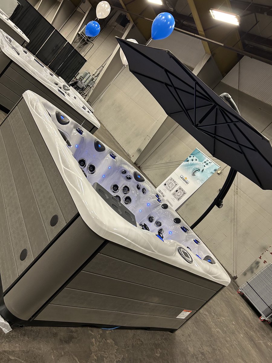 RadioJakeTaylor's tweet photo. Join ⁦@840CFCW⁩ &amp; myself at location at the Alberta Hot Tub &amp; Swim Spa Blowout Expo at the CRE in Camrose 10am-7pm today - Sun. Up to 40% off &amp; 0% financing available https://t.co/ukMAQ1AP3u