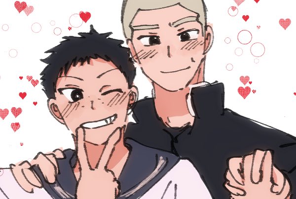 タジハナタジって確かこんなだった気がするっていう落書き　若干女装？