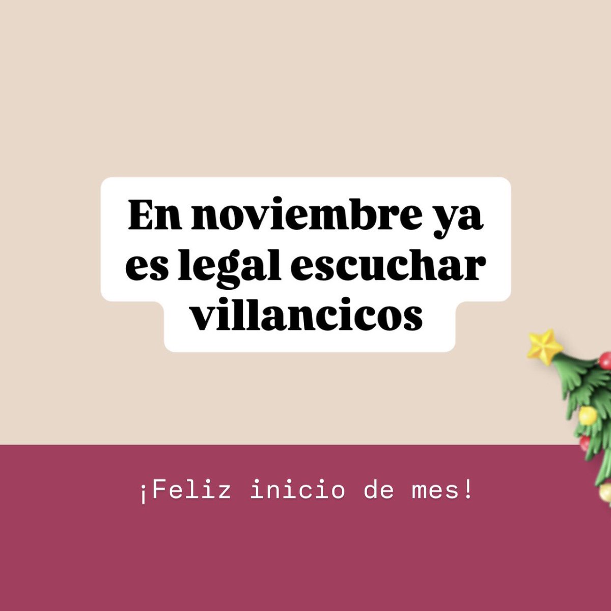 Sobre aviso no hay engaño 😉
¡Feliz inicio de noviembre! 💗