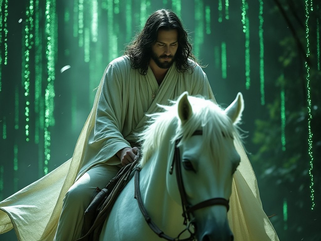 GadFlyAwaken's tweet image. 🖥️☀️ ✝️ In this theoretical framework, humanity exists within a reality that can be likened to a matrix, where our sensory perceptions are merely a limited interface to a much broader spectrum of existence. Here's a breakdown:

Sensory Limitations: Our five senses sight, hearing,