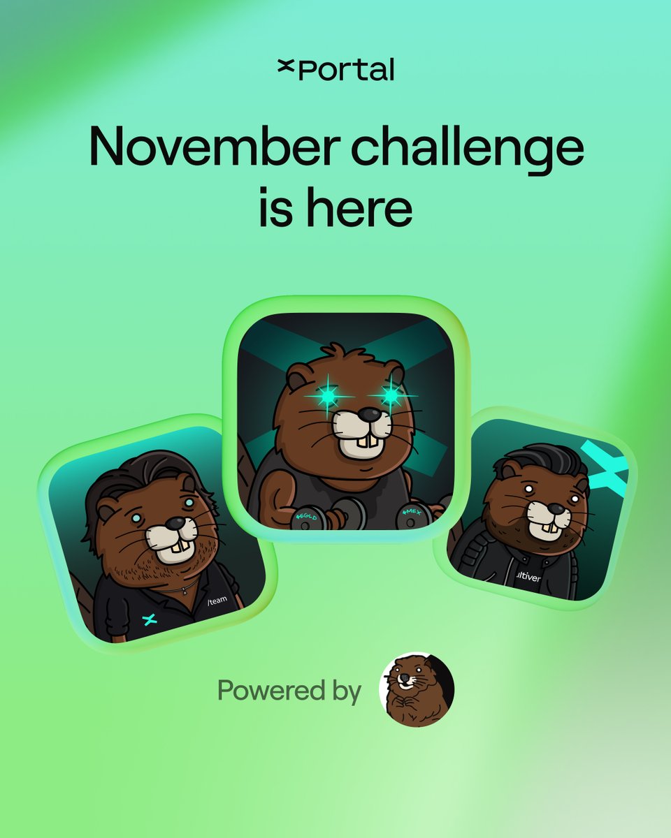 xPortalApp's tweet photo. Ready for a Bober adventure? 🗺️

November’s NFT Challenge is here, and it’s all about unleashing creativity 👀 https://t.co/2gPgvnu4sk