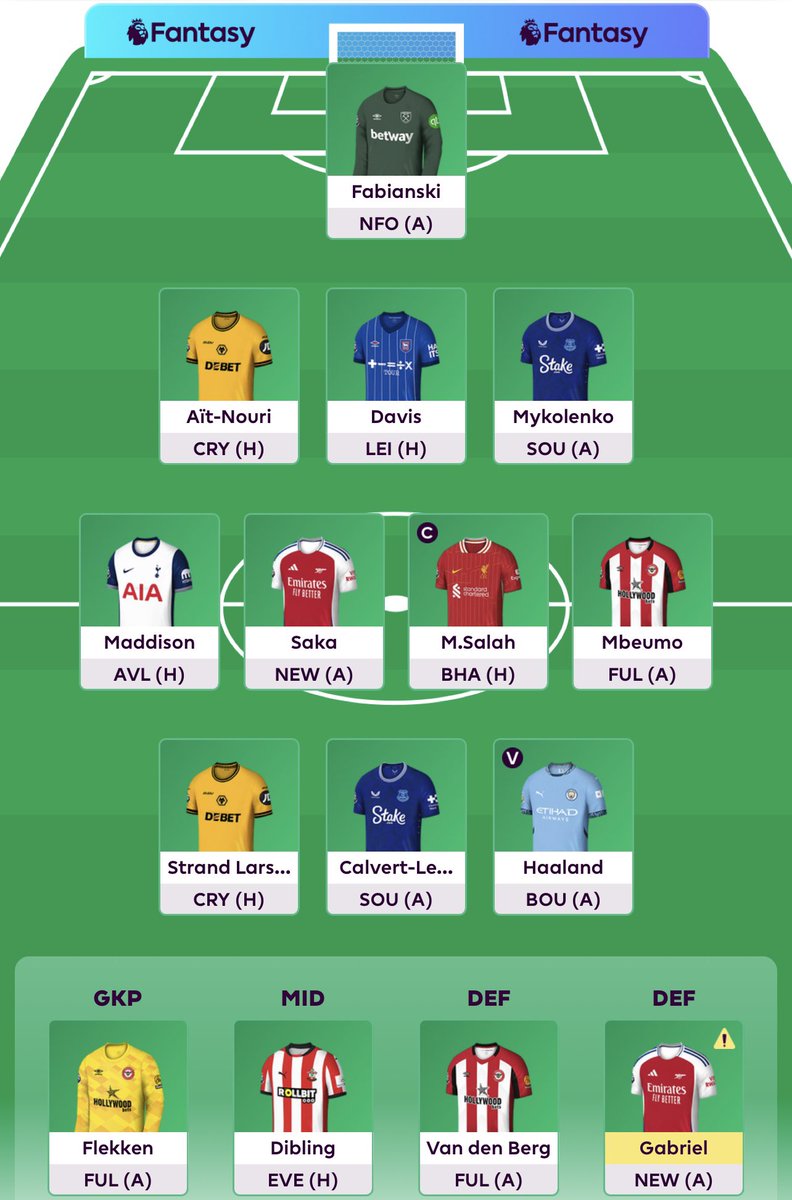 fplmauz's tweet photo. 🔙GW9 55p

🔒for GW10

👨🏻‍✈️ Salah
↔️ Foden to Salah
🏦 0.1m £
🌍 3 089 846 https://t.co/pIGL8N7XuD