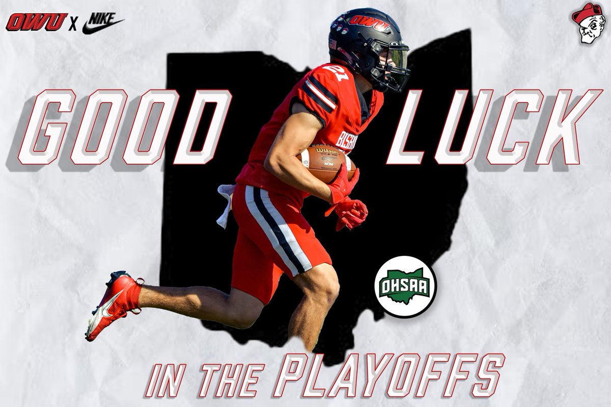 Thanks to <a href="/owen_fankhauser/">Owen Fankhauser</a> and <a href="/OWUBishopFB/">Ohio Wesleyan Football</a> for the well wishes!