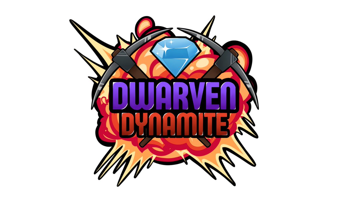 dwarvendynamite's tweet photo. Thank you so much to @NouraTales for this incredible logo that truly encapsulates my energy in every way. I'm beyond grateful for this and I look forward to seeing more of your incredible creations in the future. Hit Noura up when those commissions open. You won't regret it. https://t.co/RAUGlr2WSj