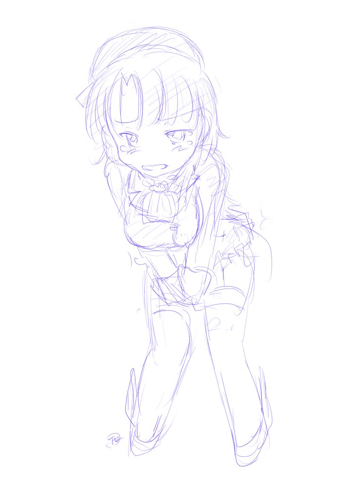 真下から撃たれた高雄さんw 