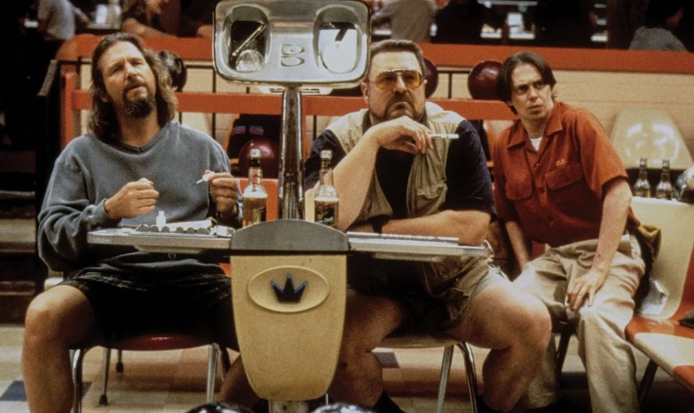 buschwookie24's tweet image. Tonight, myself, @ben_reddan, and @rocknhl_ take over Joe town disguised as arguably the greatest trio of all time. Stay tuned folks, gonna be a good one #lebowski #overtheline