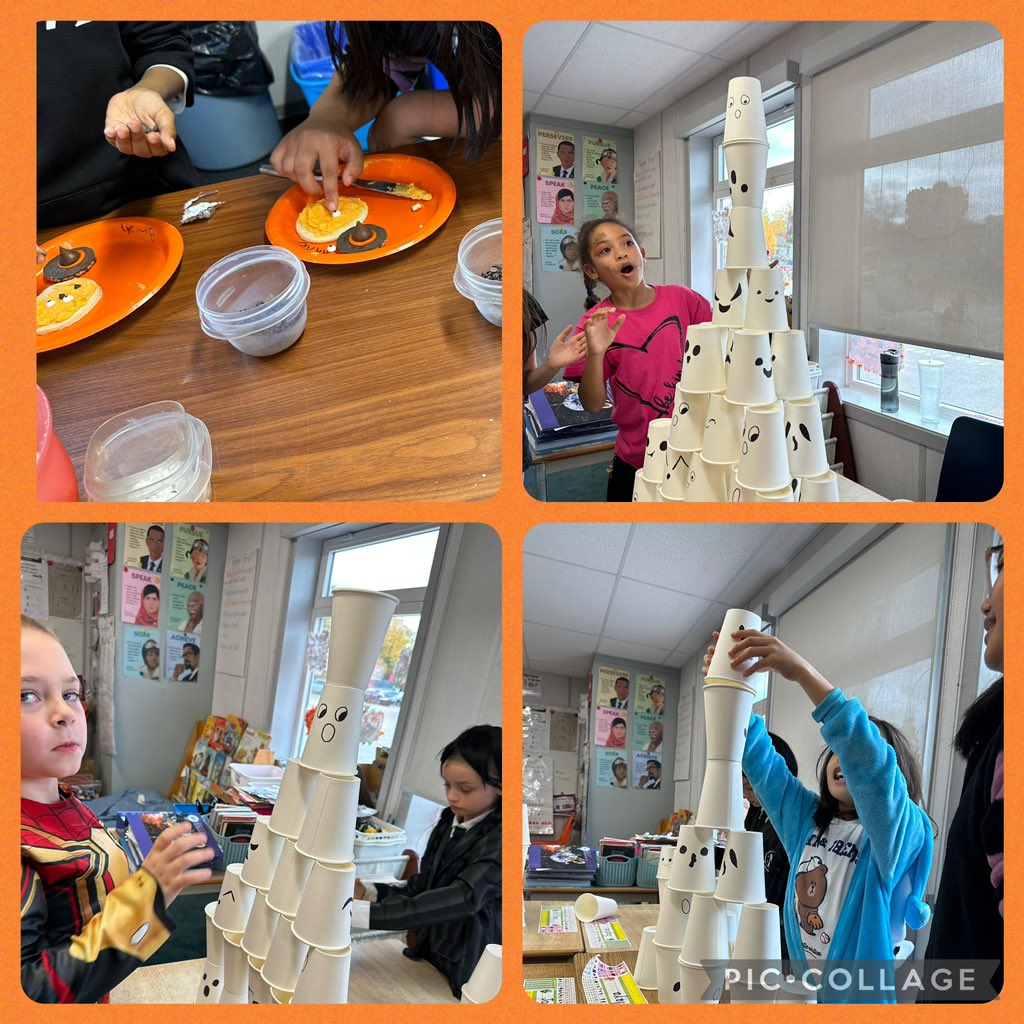 LeeThomas99's tweet photo. Grade 3s @hcbrantford had a great Halloween. Movies, dancing and centres! https://t.co/3FXWHDxEVF
