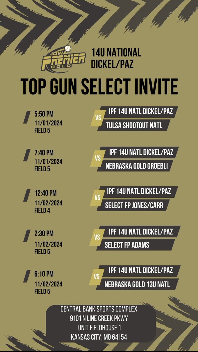 BrooklynSwick's tweet image. Excited to be in KC this weekend at Top Gun!! Good luck to all the IPF teams competing across the nation. #classof2028 #iowapremier #shortstop #3rdbaseman #Illinois #softballlife @IowaPremierFP @OliviaHPaz1997 @LineDsoftball @TopGunEvents