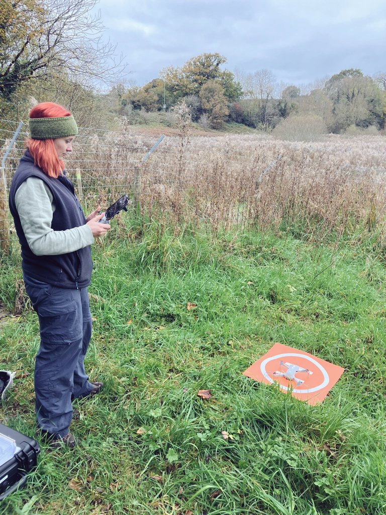 dannihinchy's tweet photo. Great day landscape mapping &amp; 3D modelling using innovative drone technology for a @LJMU_BES wildlife conservation PGR project 🦫 #beavers #reintroductions #phd @LJMU @LuciaGalvezBrav @SergeWich @Richard_the87th @CheshireWT https://t.co/PBOtMGmyfj