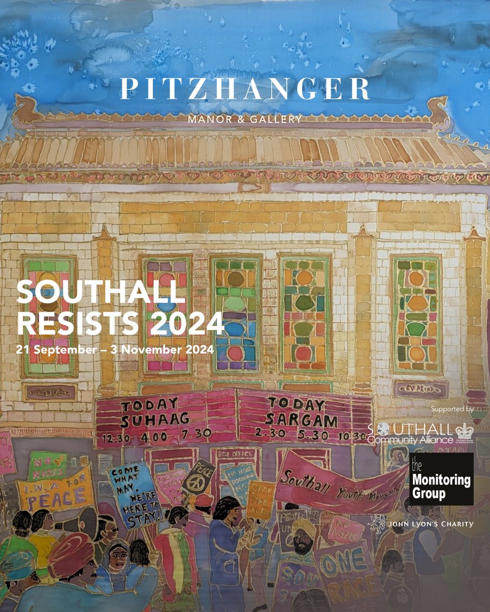 Last chance to see Southall Resists 2024 at Pitzhanger Manor &amp; Gallery! Celebrate Southall’s diverse communities and local voices through powerful silk paintings and sculptures. Closes Nov 3rd—don’t miss it!