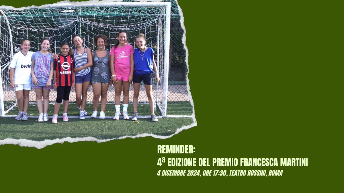 Reminder! Il 4 dicembre, alle 15:30, non perdere la quarta edizione del #PremioFrancescaMartini al Teatro Rossini di Roma in Piazza Santa Chiara! Partecipa alla tavola rotonda dedicata a NanA e la  #ricerca in #oncoematologia.

<a href="/uniamofimronlus/">uniamomalattierare</a> <a href="/eurordis/">EURORDIS-Rare Diseases Europe</a> #leucemie #lma