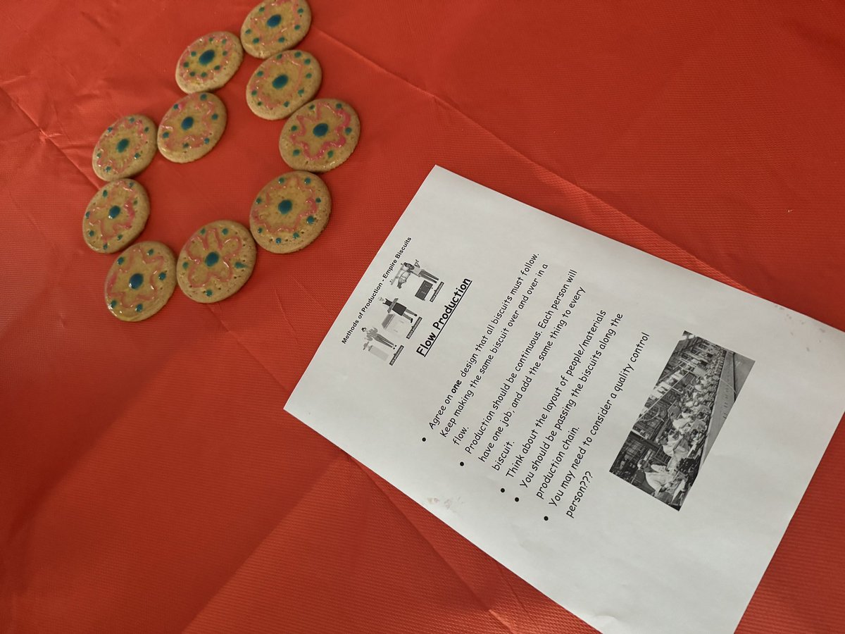 A great morning in N5/H Business, where pupils worked in teams to create biscuits using job, batch and flow production <a href="/VOLA_ICT/">VOLA ICT Department</a> 🍪👏