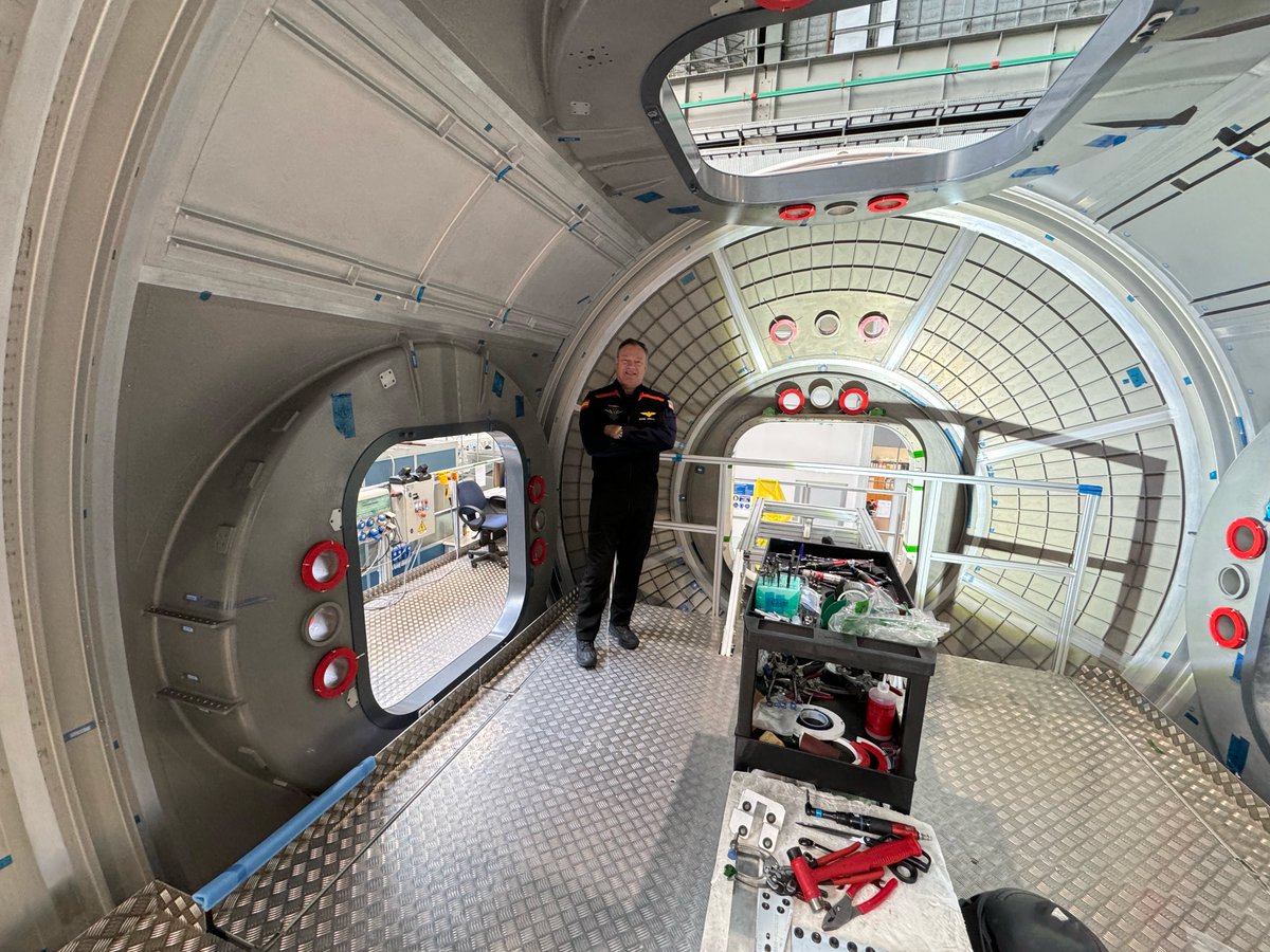CommanderMLA's tweet image. As we build the new space station we're being mindful to build in adaptability so we can continue innovating while we utilize and maintain the Axiom Station.