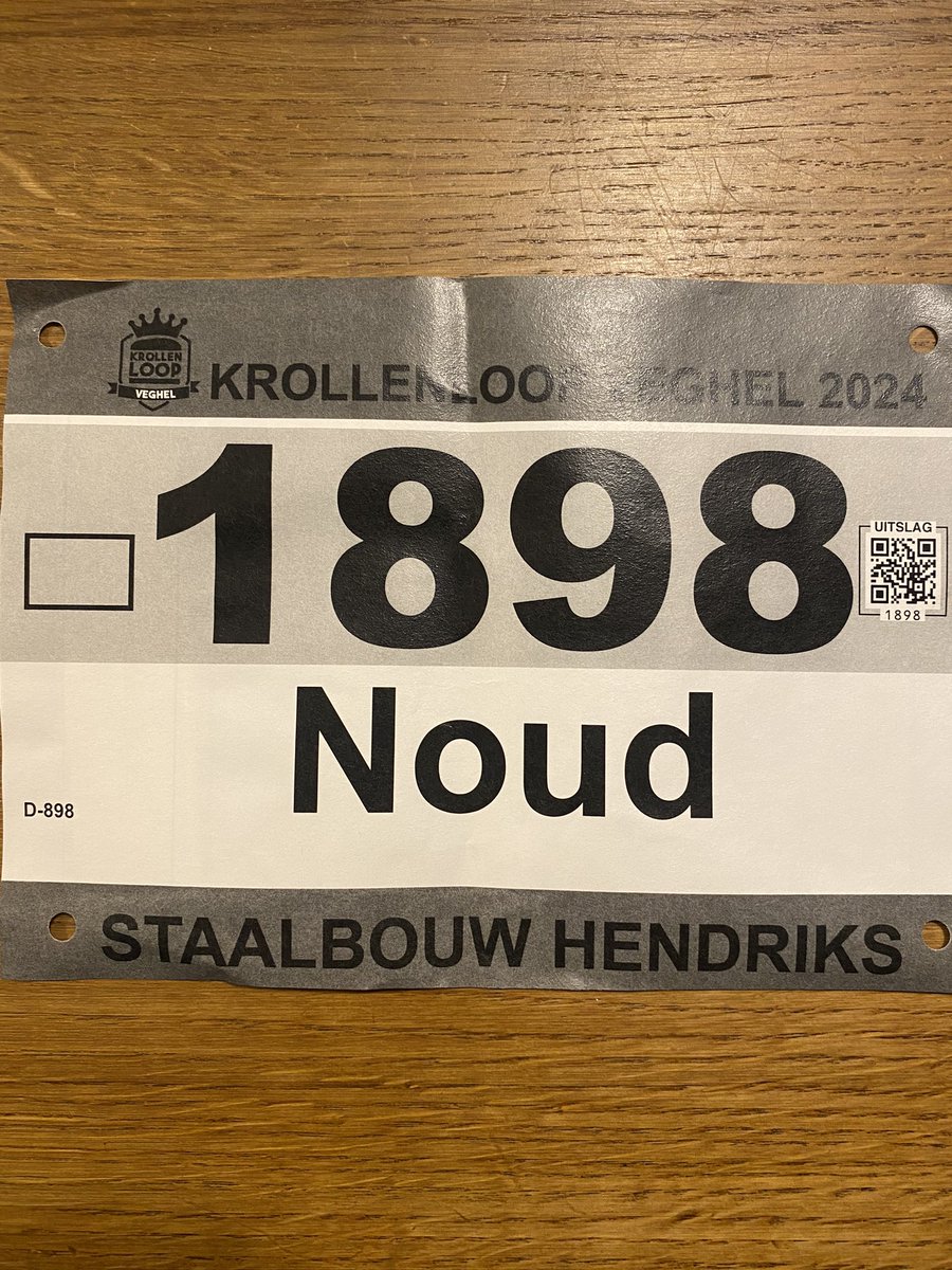 Noud_Hendriks's tweet image. Startnummer voor de Staalbouw Hendriks Ten Miles net opgehaald. @krollenloop Het belooft een mooie jubileumeditie te worden met een recordaantal deelnemers!