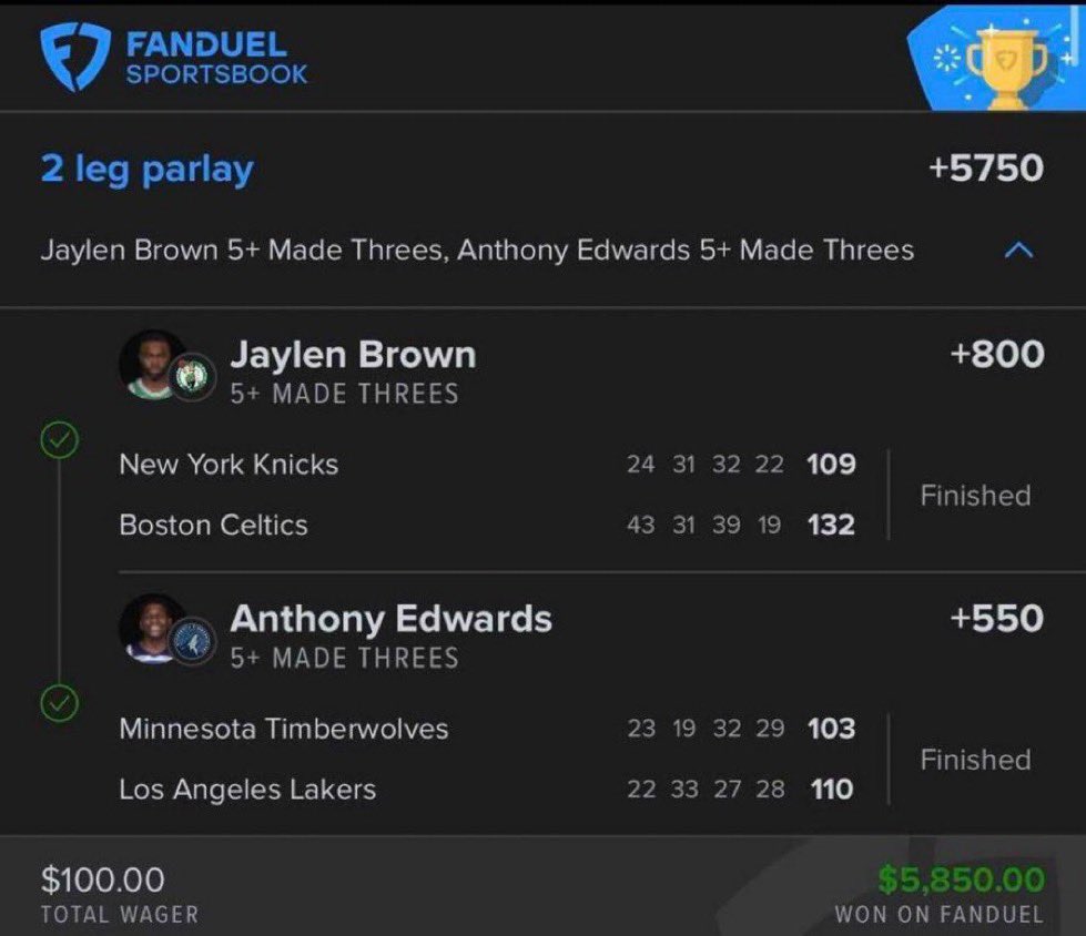 Last slips for the night. If we sweep both I’m running a 150$ giveaway. Just FAV. Lock in and let’s cash both of these!👇👇

t.me/+td7o-DQWpiMxN…

#GamblingTwitter #PrizePicks #sports  #NFL             #Parlay #UnderdogFantasy            #NBA
