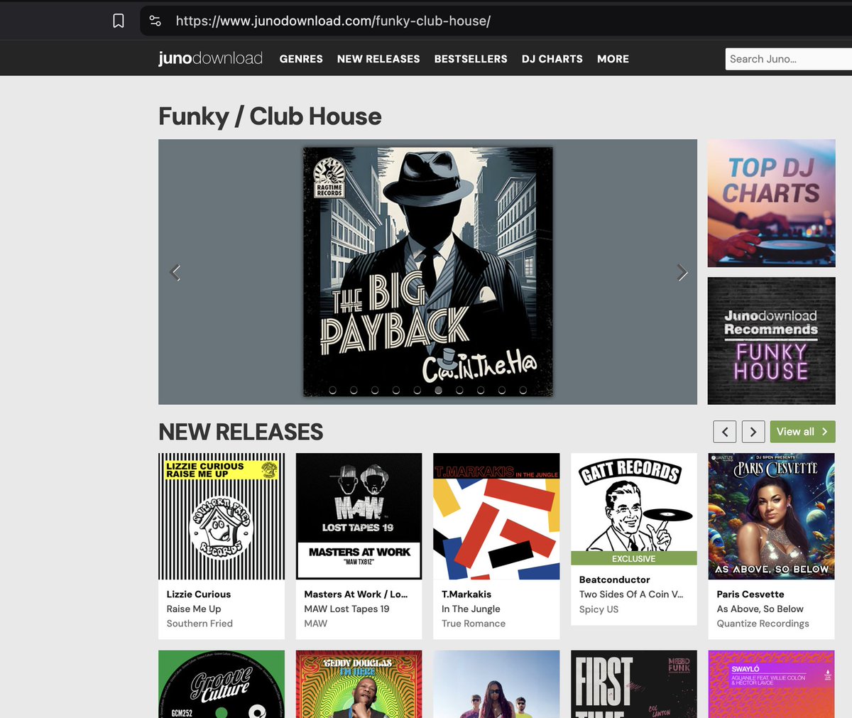 Ragtime Records (@ragtimerecords) on Twitter photo Shout out to <a href="/junodownload/">Juno Download</a> for featuring the new <a href="/CatRagtime/">C@ In The H@</a> track at the top of the Funky/Club House releases.
DJs, bag yourself a copy here:
junodownload.com/products/c-in-… Shout out to <a href="/junodownload/">Juno Download</a> for featuring the new <a href="/CatRagtime/">C@ In The H@</a> track at the top of the Funky/Club House releases.
DJs, bag yourself a copy here:
junodownload.com/products/c-in-…