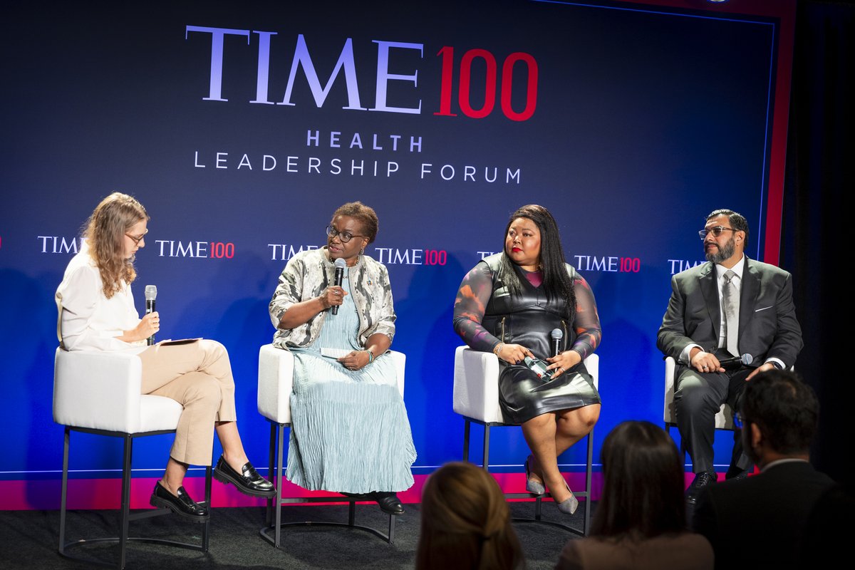 UNFPA's tweet photo. "Women's health is global health." — @Atayeshe

Dr. Natalia Kanem, @UNFPA Executive Director, joined the #TIME100Health Forum last week with @drtlaleng.

See the #ThreadsOfHope and more of @drtlaleng's work in this year's State of World Population report: https://t.co/DHn4bHPDQ6 https://t.co/RfuDBkvBRs