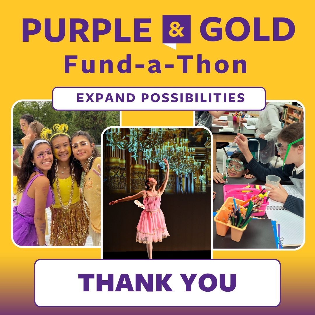 🌟 We are beyond grateful for the support shown during our Purple &amp; Gold Fund-a-Thon! Thanks to your generosity, we’ve raised nearly $1 million toward our $2.5 million goal ✨ 

Thank you for rooting for us, for each other, and for NCS. 💜💛 #NCSCommunity #ThePowerOfYoungWomen