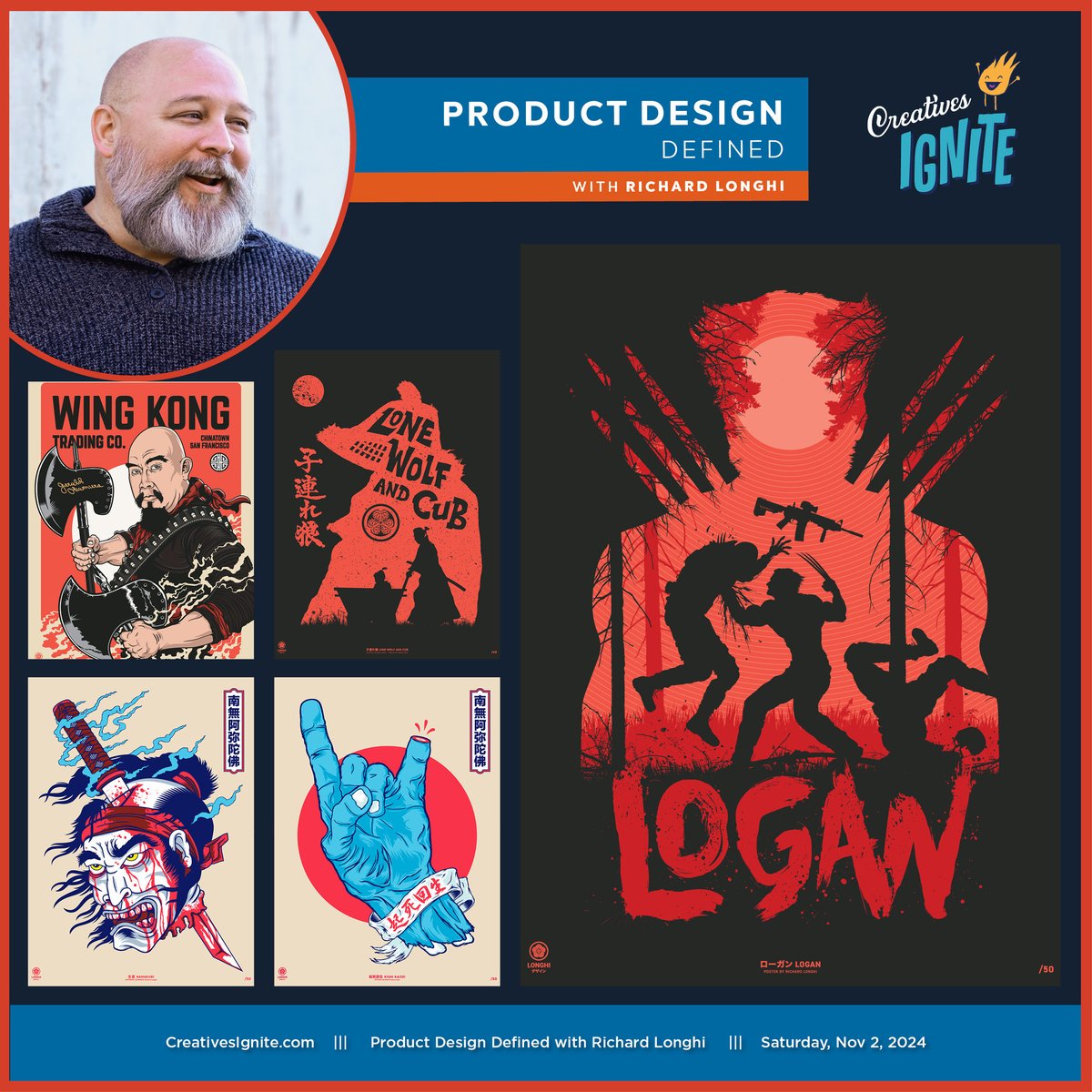 Product Design Defined with Richard Longhi
creativesignite.com/product-design…

This week we continue with the product design series this week, yep a second episode this week with another amazing illustrator who has been designing products on the side while he works his 9 to 5 design job.