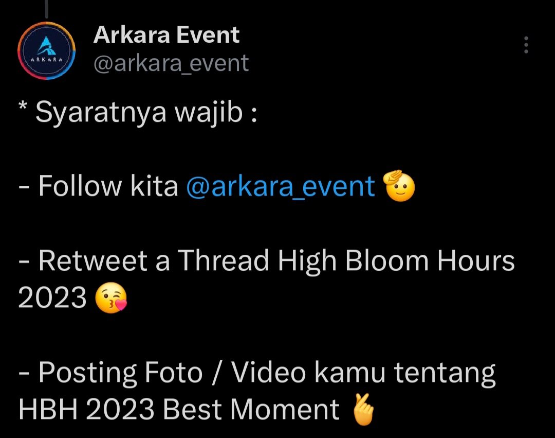 arkara_event's tweet photo. Yang ikutan Challenge Best Momento HBH 23 seru-seru banget ceritanya!! tapi beberapa kok ga retweet/repost ini yak 🥹 https://t.co/kEpjAUF8HZ