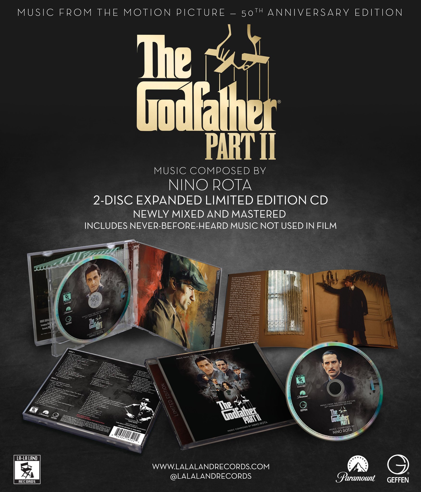 Nino Rota's THE GODFATHER PART II (1974) - NEW! 2024 La La