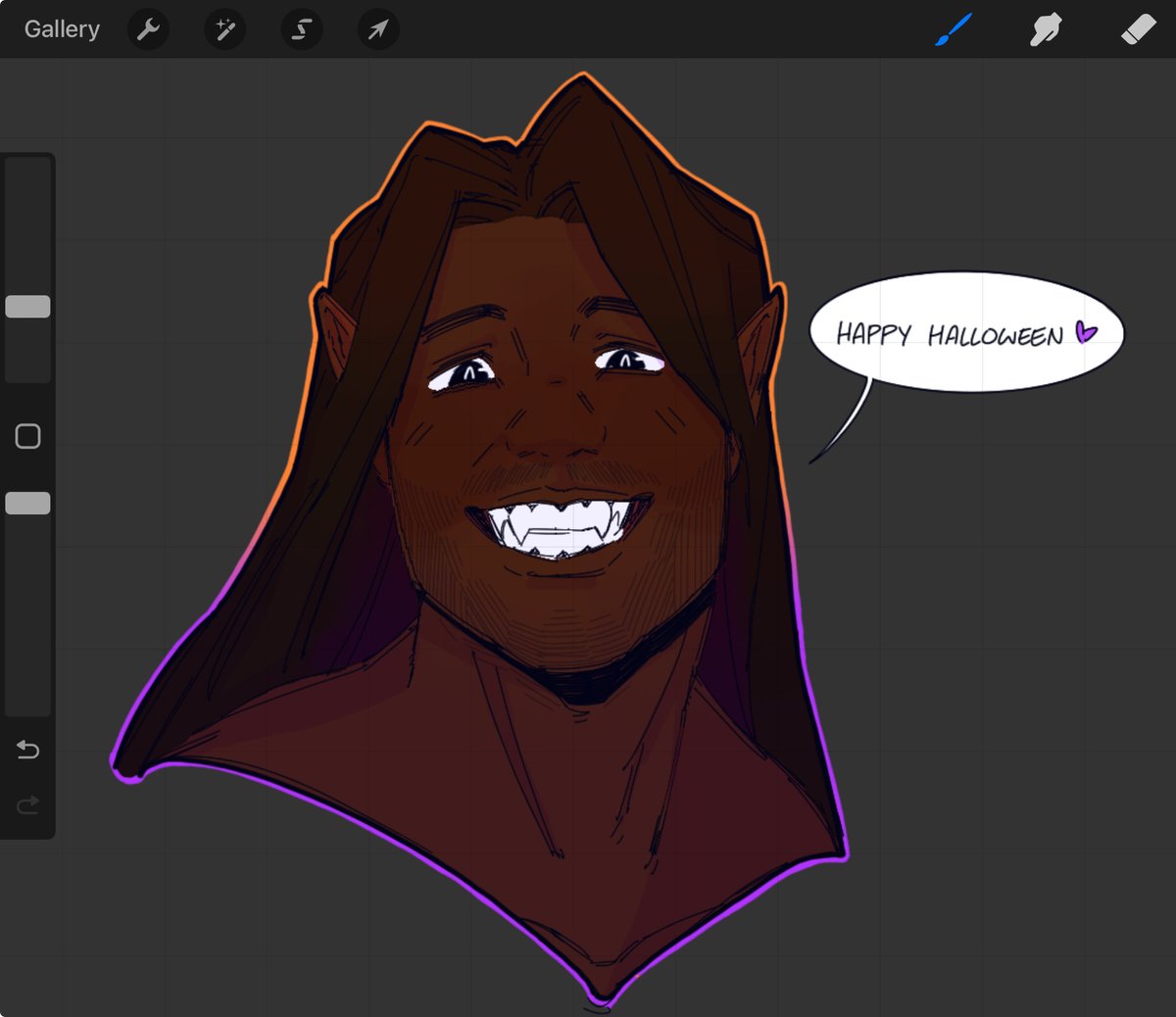 Forgot to post this sweet lil sketch of vampire! Charles yesterday for Halloween lol
hope u guys had a good Halloween 🎃🎃🧡💜
#rdr2 #rdrtwt #charlessmith