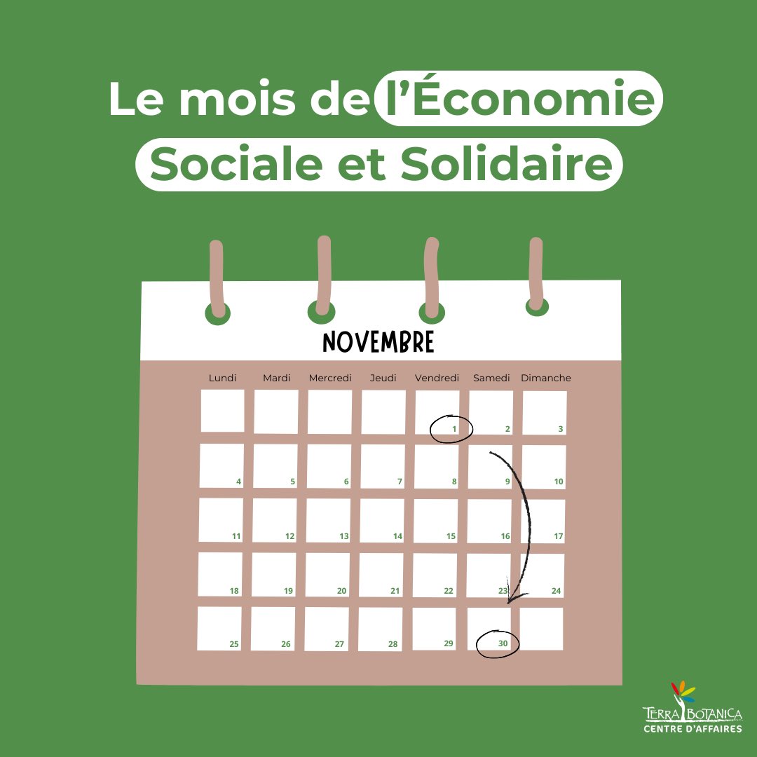 C’est parti pour la 16eme édition de l’Economie Sociale et Solidaire (ESS). ✨ 

L’économie Sociale et Solidaire a pour mission de créer un impact positif tout en répondant aux besoins. 

#ESS #EconomieSocialeSolidaire #PortesOuvertes #terrabotanica #centreaffaires #angers