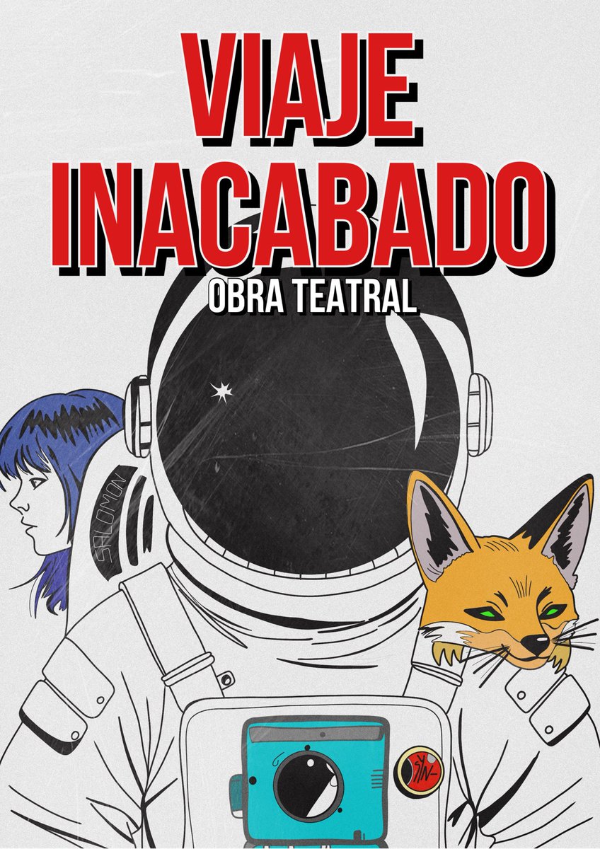 Aquí está #ElViajeInacabado La MUY pequeña obra teatral que surgió tras el WriteTober. Mañana doy más detallitos de cuando se publica pero por hoy lo dejo por aquí 🪐👀