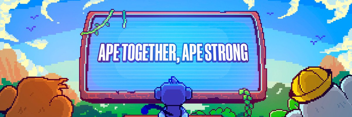 Remember:

APE TOGETHER. APE STRONG.