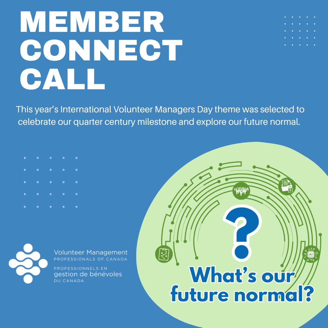 Calling all leaders of volunteers! Bring your favourite fall beverage and let's celebrate International Volunteer Managers Day together ❗️

We want to celebrate IVMDay with you! 

Tuesday, Nov .5th
12pm PST / 3pm EST

Register:
lnkd.in/gMD98eWT