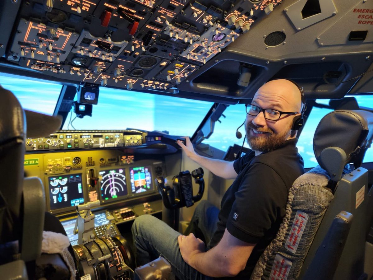 TMThrustmaster's tweet photo. World Flight 2024 is kicking off soon! 🌎 ✈️ Our very own @Cpt_CanadaYT &amp; @JeffFavignano, amongst many others, will be getting together to help raise funds for @StJudeResearch ❤️

Tune in here from November 2nd - 8th to watch and support this initiative 👉 https://t.co/705LFrgeDz https://t.co/3KGuVJWdhh
