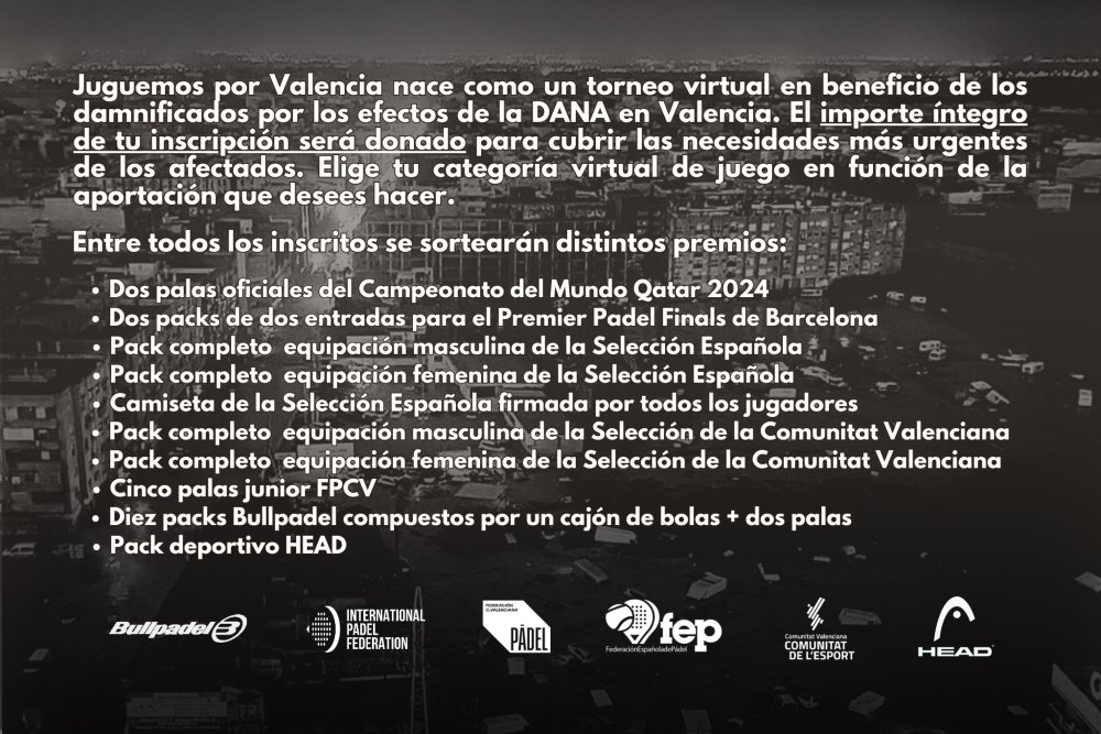 🆘 𝙅𝙪𝙜𝙖𝙢𝙤𝙨 𝙥𝙤𝙧 𝙑𝙖𝙡𝙚𝙣𝙘𝙞𝙖

🫂 Apoya a Valencia, apoya los que más te necesitan

i.mtrbio.com/hqnuuenmnz