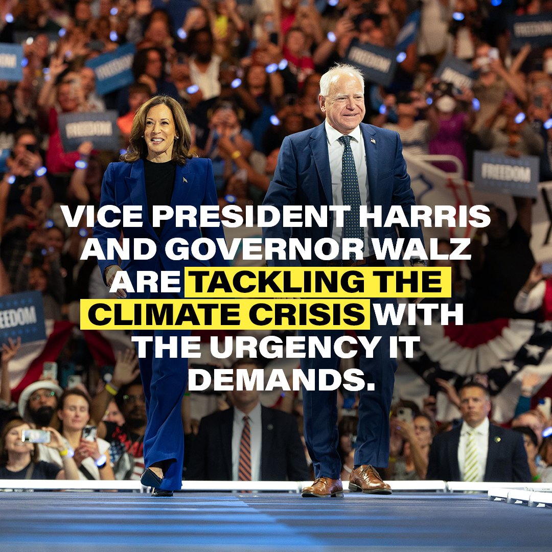 Oregonizers's tweet image. Kamala Harris &amp;amp; Tim Walz know the climate crisis is real &amp;amp; urgent. They’re tackling it head-on with real solutions for clean energy, conservation, &amp;amp; protecting our planet. 🌎 Vote for leaders who understand the stakes! #ForHarris #VoteHarrisWalz #ClimateAction