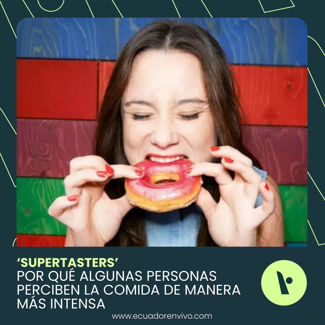 ecuadorenvivo's tweet photo. El término #supertaster se refiere a aquellas personas con una mayor capacidad para detectar sabores, especialmente el amargor, pero también son sensibles a lo dulce y lo picante➡️ https://t.co/mYD03oV0eD https://t.co/GXHOZwmdQX